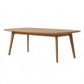 Esstisch 180 x 90 cm aus Holz in Naturbraun für das Esszimmer - Skandinavisches Design